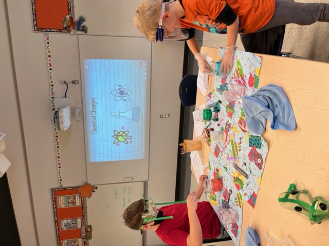 This is the image for the news article titled Elementary Students Conduct Experiments for National Chemistry Week